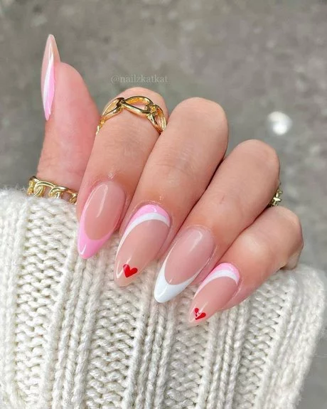 pink-valentine-nail-designs-80_8-17 Modele de unghii roz valentine