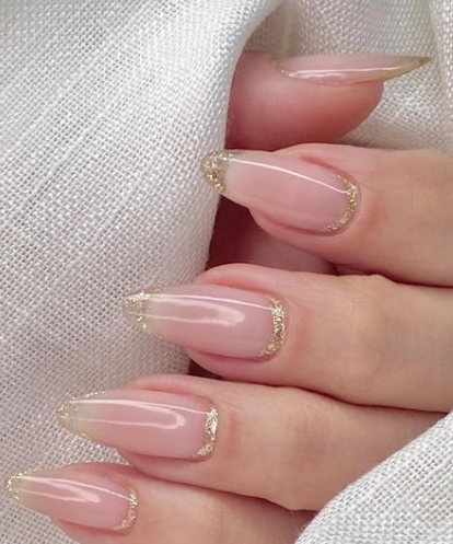 pink-wedding-nails-with-glitter-63_4-14 Unghii de nunta roz cu sclipici