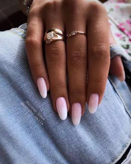 pink-white-ombre-nails-short-11_10-4 Roz alb ombre unghii scurte