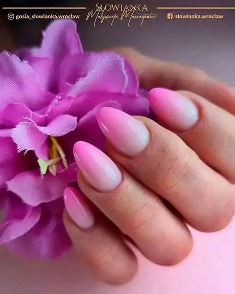 pink-white-ombre-nails-short-11_3-11 Roz alb ombre unghii scurte