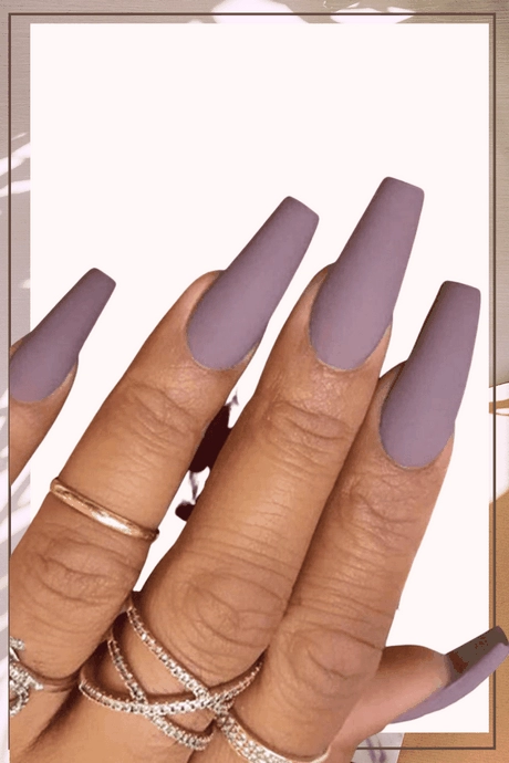 purple-nails-long-50-3 Unghii mov lungi