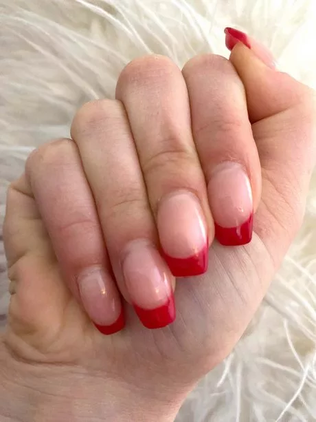 red-french-tip-nails-long-38_3-11 Roșu Franceză sfat unghii lungi