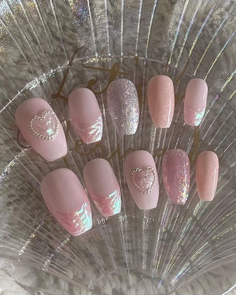 short-acrylic-nails-pink-87_6-13 Unghii scurte acrilice roz