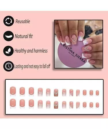 short-pink-square-acrylic-nails-17_10-1 Unghii scurte acrilice pătrate roz