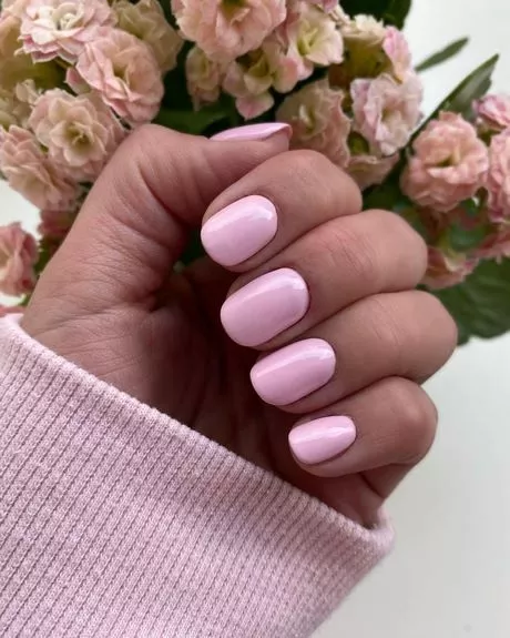 short-square-pink-nails-89_9-12 Unghii scurte roz pătrate