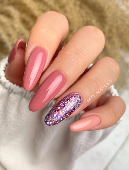 simple-pink-acrylic-nails-31-3 Unghii simple acrilice roz
