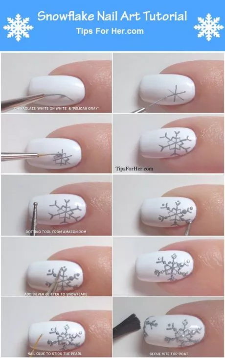 snowflake-nail-tutorial-71_8-14 Tutorial de unghii cu fulgi de zăpadă