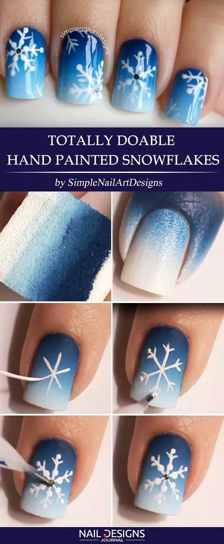 snowflake-nail-tutorial-71_9-15 Tutorial de unghii cu fulgi de zăpadă