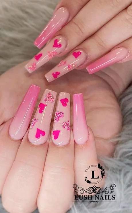 valentines-day-nails-pink-02_8-15 Ziua Îndrăgostiților cuie roz