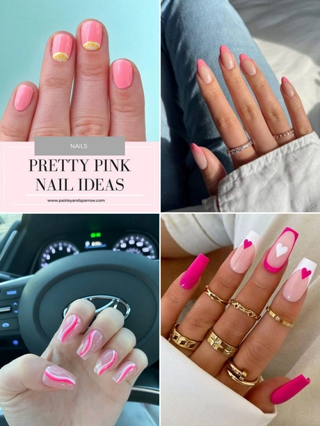 cute-nails-pink-001 Unghii drăguț roz