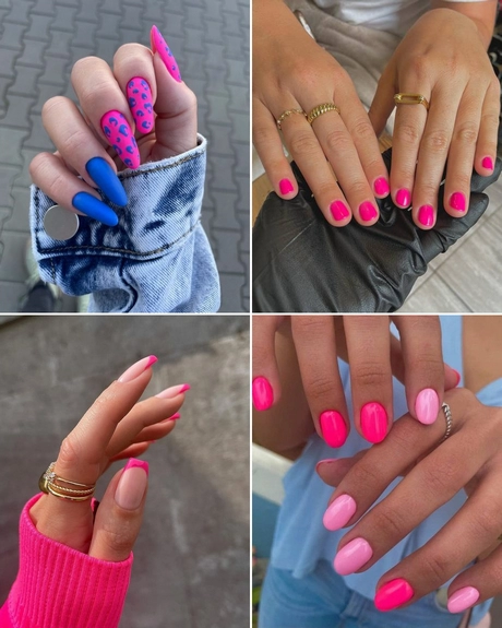 hot-pink-summer-nails-001 Unghii de vară roz roz