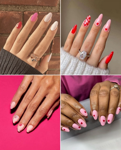 hot-pink-valentine-nails-001 Hot roz valentine unghii
