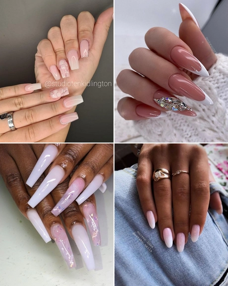 pink-and-white-long-nails-001 Unghii lungi roz și albe