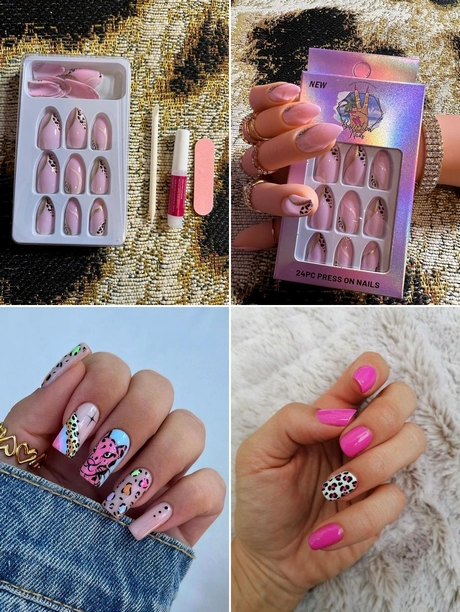 pink-leopard-nails-001 Unghii leopard roz