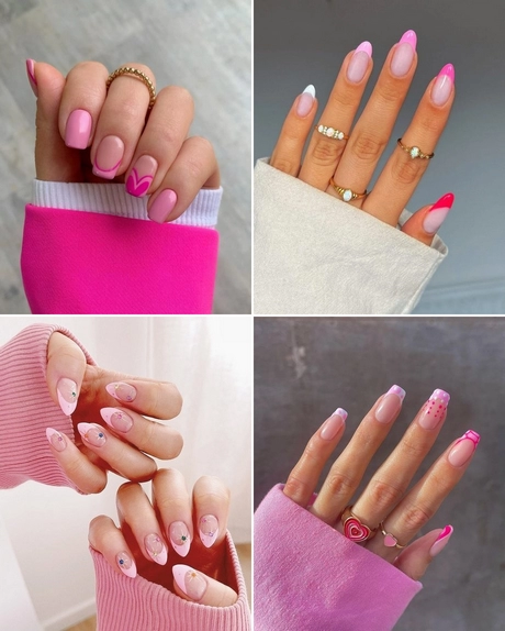 pink-nails-cute-001 Unghii roz drăguț