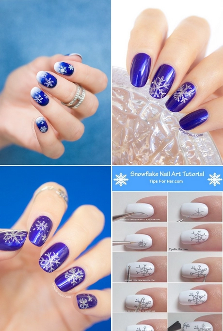 snowflake-nail-tutorial-001 Tutorial de unghii cu fulgi de zăpadă