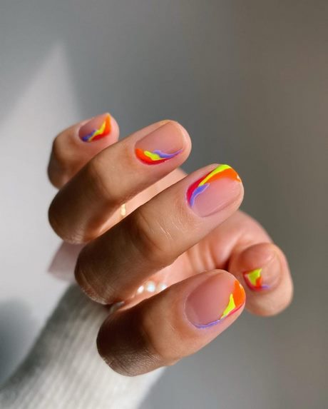 orange-nail-designs-2022-19_9 Modele de unghii portocalii 2022