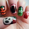 Halloween nail art design