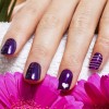 Roz Violet nail art