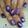Idei de unghii cu gel violet