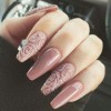 3D rose nail art