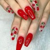 Cherry nail art design