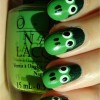 Frog nail art design