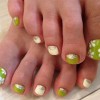 Drăguț primăvară toenail modele