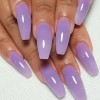 Drăguț unghii acrilice violet