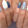 Seashell nail art
