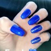 Modele electrice de unghii albastre
