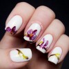 Orhidee floare nail art