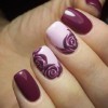 Rose Design nail art