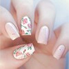 Simplu rose nail art